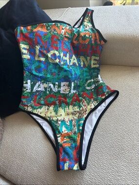 BNWT Chanel 2026 One Shoulder Swimsuit in Size M